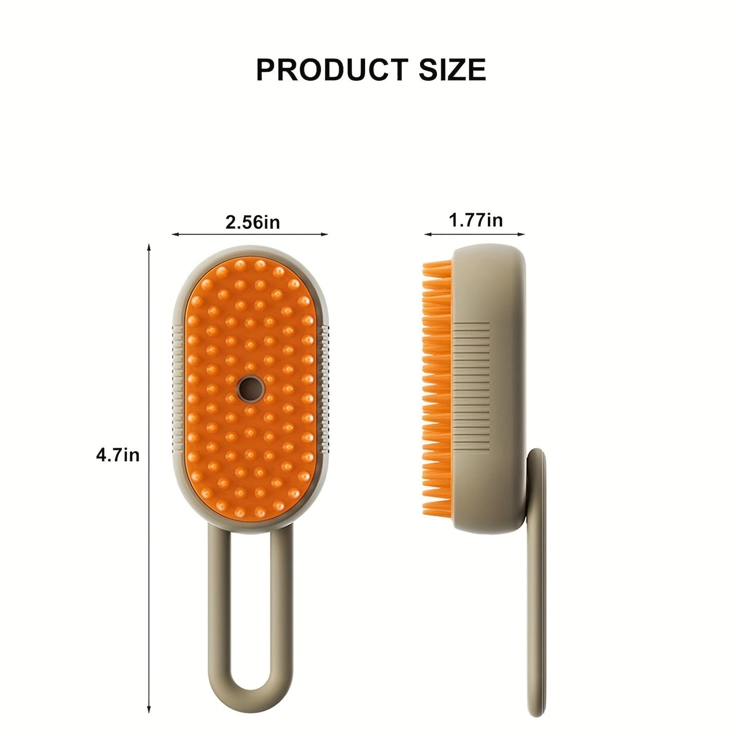 New 3-in-1 Pet Steam Brush, Grooming Comb for Cats & Dogs