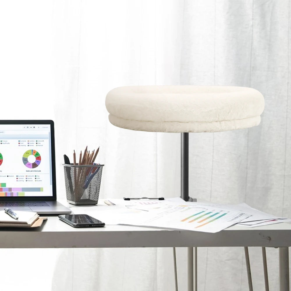 Cat Desk Bed with Soft Mat, Adjustable 360° Rotating Hammock