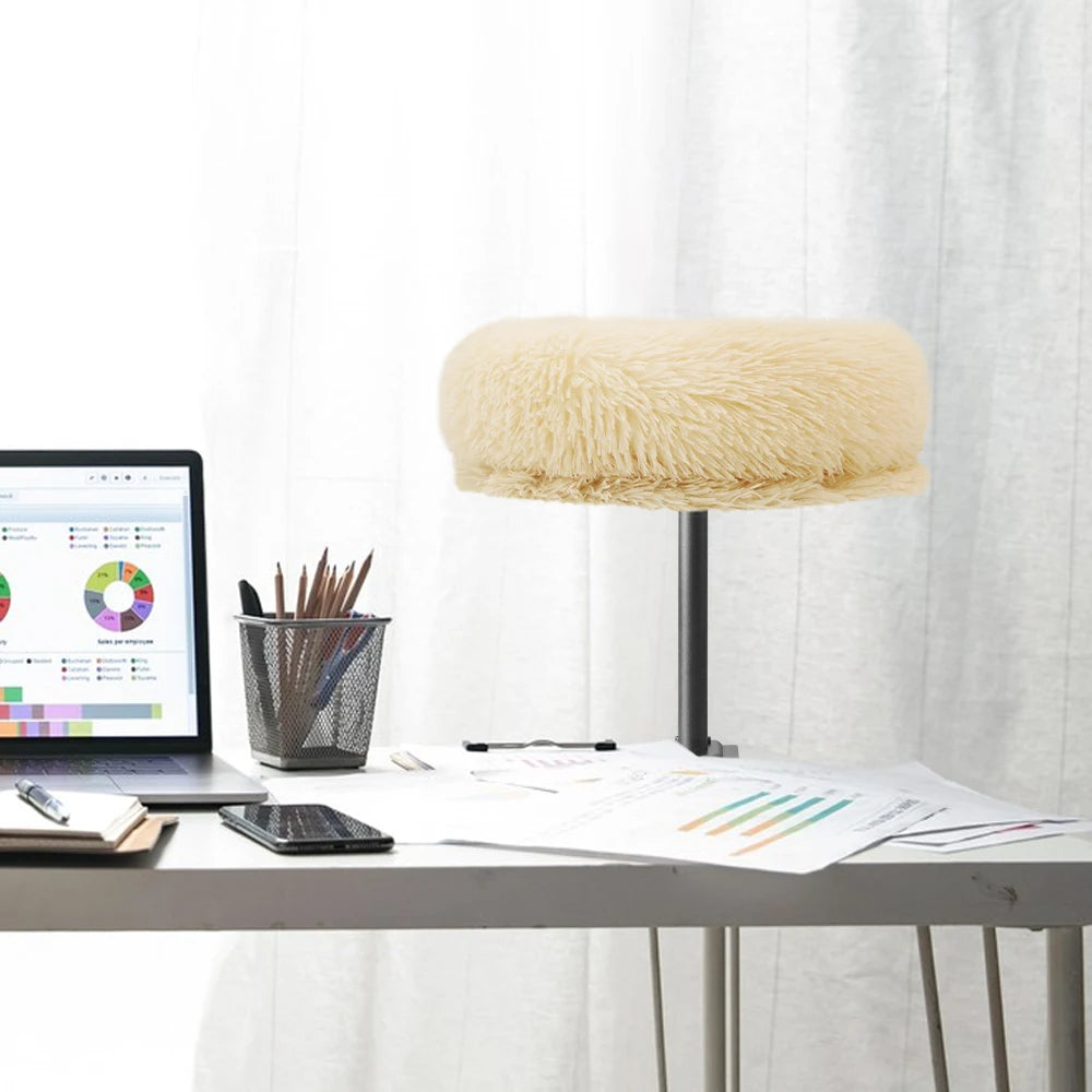 Cat Desk Bed with Soft Mat, Adjustable 360° Rotating Hammock