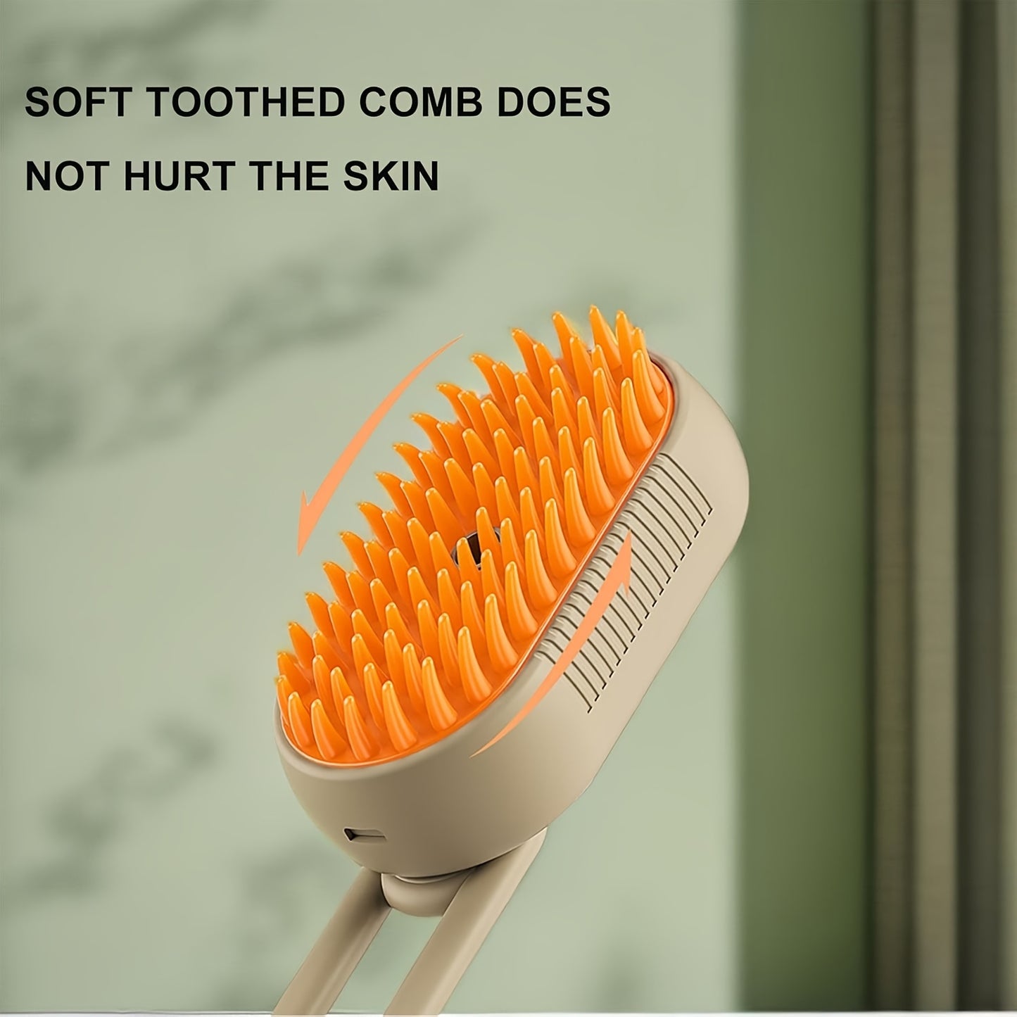 New 3-in-1 Pet Steam Brush, Grooming Comb for Cats & Dogs