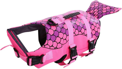 Pet Shark Swimsuit – Dog Life Jacket with Buoyancy & Safety Vest