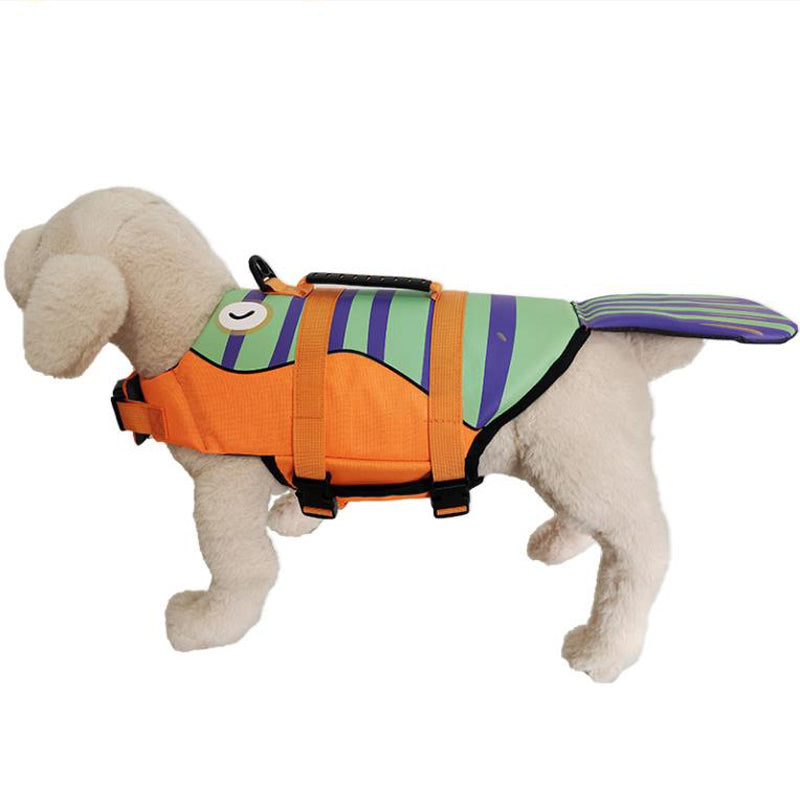 Pet Shark Swimsuit – Dog Life Jacket with Buoyancy & Safety Vest